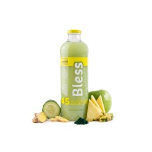 Jugo 45 Pepino, espirulina, manzana, piña y jengibre 1 LT