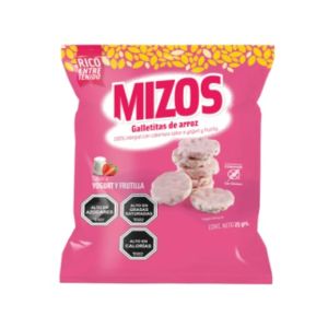 Galletas de arroz yogurt frutilla 25 GRS