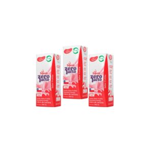 Pack Leche Zerolacto semidescremada Frutilla 200 ml 3un. 3 un.