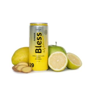 Agua gasificada Ginger: Limón y jengibre 310 ml
