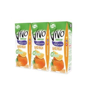 Jugo néctar naranja Vivo Tripack 3x190ml 3 un.