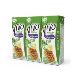 Jugo néctar piña Vivo Tripack 3x190ml 3 un.